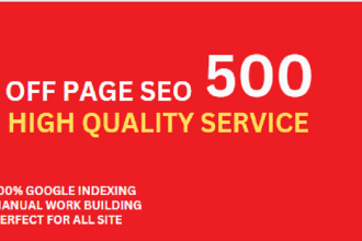 do 500 contextual dofollow white hat backlinks SEO link building service