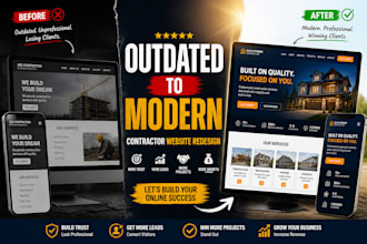redesign your outdated contractor website