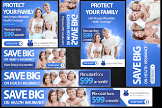 create professional web banner or ad