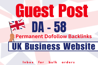 do guest post on UK business site high da dofollow backlink