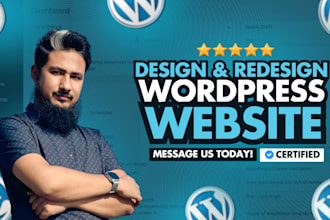 develop or redesign your wordpress website