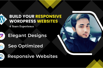 develop or redesign your wordpress website