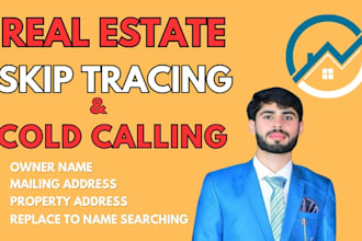 do bulk skip tracing and cold calling services for real estate business