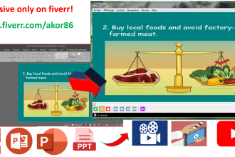 convert your powerpoint presentation into any video format