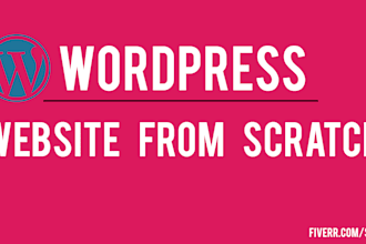 create pro wordpress website or wordpress website design