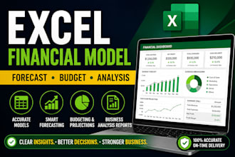 build excel financial models, forecasting, budget and business analysis reports