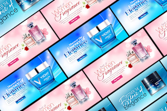 design web banners, sliders, posts, and ads banner website