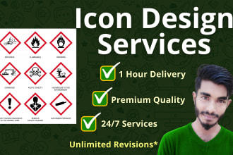 design awesome icon pack premium quality app, web, all icons