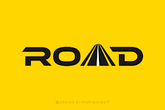 do letter a or road logo type