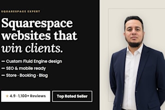 design or redesign squarespace website