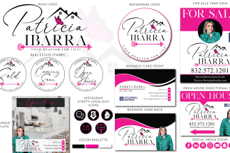 design professional, modern signature logo with branding kit