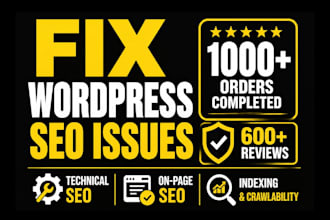 fix wordpress SEO issues and technical problems