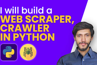 build a web crawler, scraper, spider in python