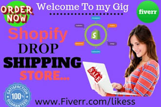 build a shopify dropshipping store ready for sales