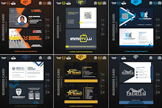 design premium business cards, id cards, and certificates