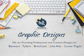 design professional banner, flyers, and logo