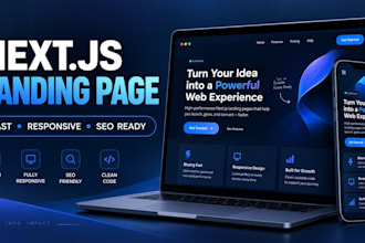 build a fast high converting nextjs landing page