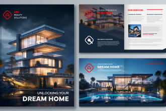design professional flyers, brochures, or company profiles