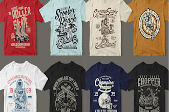create a custom typographic t shirt design