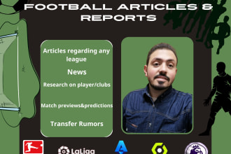 write a high quality articles on football or soccer