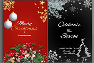 design unique christmas card