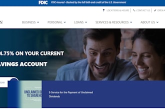 create an online banking platform with email and sms alerts