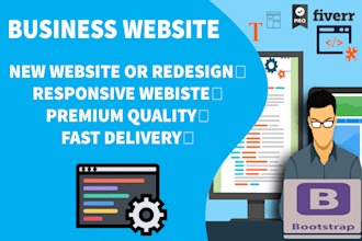 design or redesign a business website