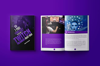 design book layout, cookbook, or lead magnet book layout