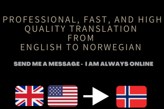 translate 300 words from english to norwegian