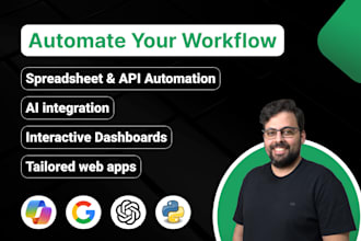 automate google sheets, excel, macro, vba, apps script, python, ai