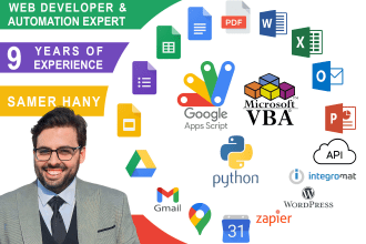 automate google sheets, excel, macro, vba, apps script, python