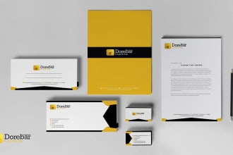 design business card, letterhead and all stationery items