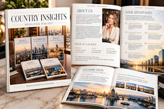 design brand influencer, press kit, media kit, one sheet