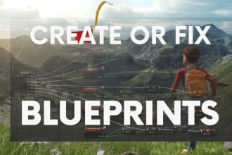 create or fix unreal engine 5 blueprints for you