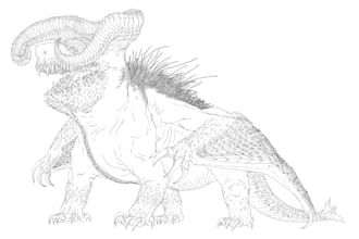 make a detailed line art illustration for you
