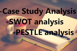 do swot and pestle analysis projects