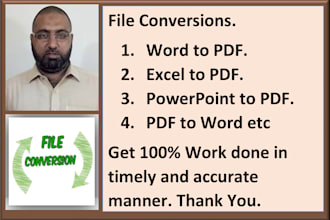 do file conversions between different formats