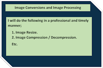 do image resize, compression and decompression etc