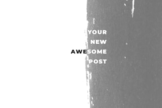 make awesome social media posts for you