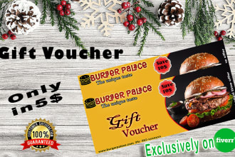 design attractive gift voucher discount voucher and coupon