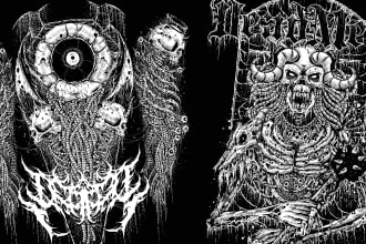 create darkart,black white artwork,occult,deathmetal artwork