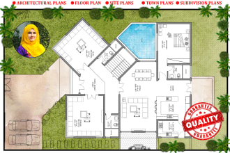 draft house plans, architectural plans, and master plan