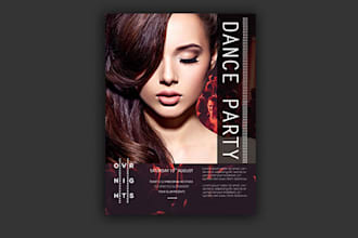 design event flyer or business flyer