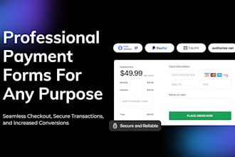 create cost estimation and payment forms on wordpress
