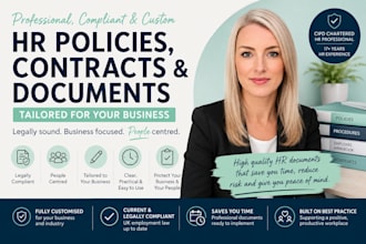 provide HR policies, procedures and employment contracts