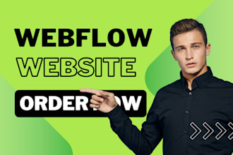 design and develop custom webflow website