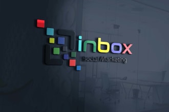 do 2 modern 3d business and marketing logo