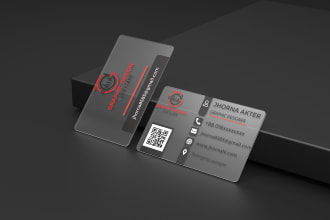 design translucent unique ,transparent modern, plastic business card