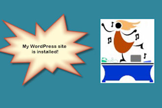 install a wordpress site