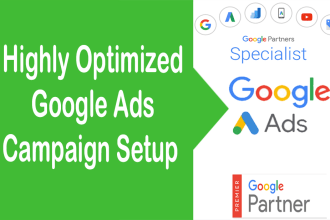 setup highly optimize google ads campaign
